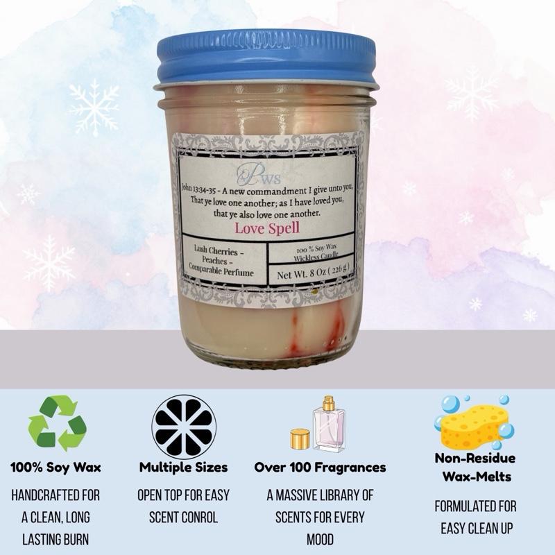 Phr0zen's Wickless Candle 8 Oz 100% Soy Wax